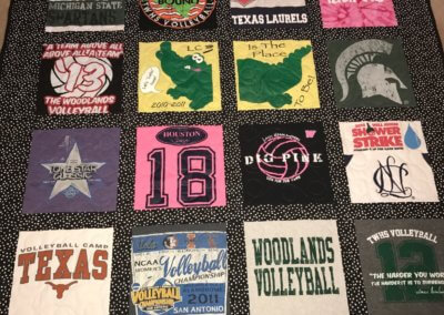 T-Shirt Quilt Images - Pictures of T-Shirt Quilts Gallery - T-Shirt Memory Quilts - Houston, TX