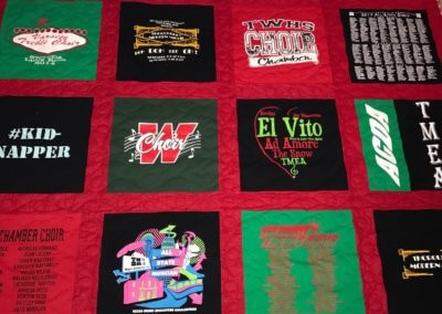 T-Shirt Quilt Images - Pictures of T-Shirt Quilts Gallery - T-Shirt Memory Quilts - Houston, TX