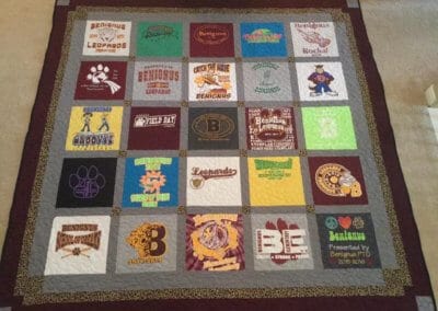 T-Shirt Quilt Images - Pictures of T-Shirt Quilts Gallery - T-Shirt Memory Quilts - Houston, TX