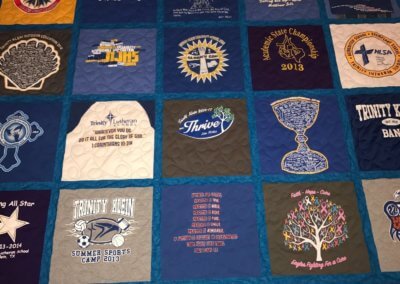 T-Shirt Quilt Images - Pictures of T-Shirt Quilts Gallery - T-Shirt Memory Quilts - Houston, TX