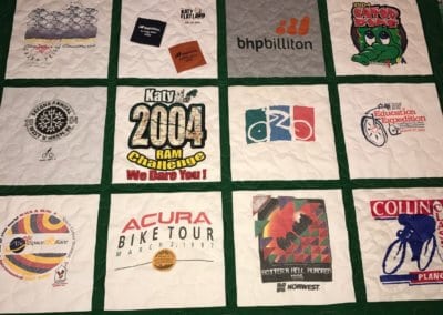 T-Shirt Quilt Images - Pictures of T-Shirt Quilts Gallery - T-Shirt Memory Quilts - Houston, TX