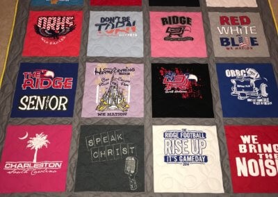 T-Shirt Quilt Images - Pictures of T-Shirt Quilts Gallery - T-Shirt Memory Quilts - Houston, TX