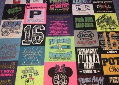 T-Shirt Quilt Images - Pictures of T-Shirt Quilts Gallery - T-Shirt Memory Quilts - Houston, TX