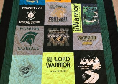 T-Shirt Quilt Images - Pictures of T-Shirt Quilts Gallery - T-Shirt Memory Quilts - Houston, TX