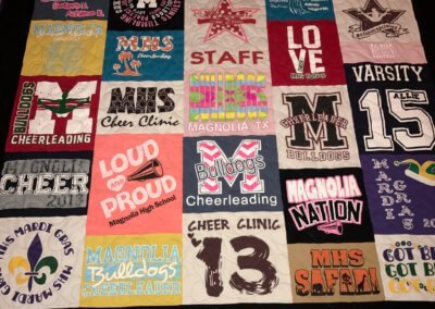 T-Shirt Quilt Images - Pictures of T-Shirt Quilts Gallery - T-Shirt Memory Quilts - Houston, TX