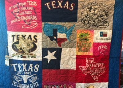 T-Shirt Quilt Images - Pictures of T-Shirt Quilts Gallery - T-Shirt Memory Quilts - Houston, TX