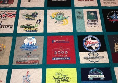 T-Shirt Quilt Images - Pictures of T-Shirt Quilts Gallery - T-Shirt Memory Quilts - Houston, TX