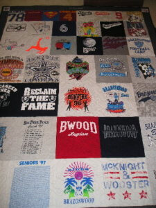 T-Shirt Quilt Company Reviews and Testimonials - T-Shirt Memory Quilts - Houston, TX