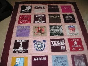 T-Shirt Quilt Company Reviews and Testimonials - T-Shirt Memory Quilts - Houston, TX