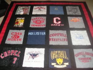 T-Shirt Quilt Company Reviews and Testimonials - T-Shirt Memory Quilts - Houston, TX