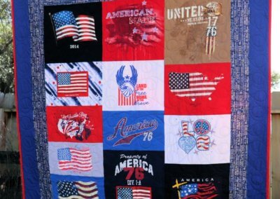 T-Shirt Quilt Images - Pictures of T-Shirt Quilts Gallery - T-Shirt Memory Quilts - Houston, TX