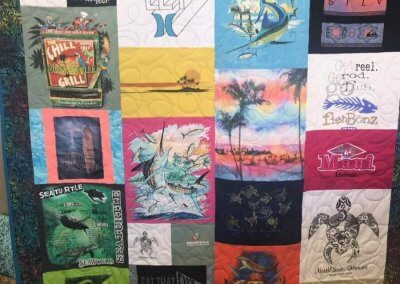 T-Shirt Quilt Images - Pictures of T-Shirt Quilts Gallery - T-Shirt Memory Quilts - Houston, TX