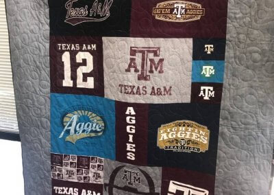 T-Shirt Quilt Images - Pictures of T-Shirt Quilts Gallery - T-Shirt Memory Quilts - Houston, TX