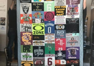 T-Shirt Quilt Images - Pictures of T-Shirt Quilts Gallery - T-Shirt Memory Quilts - Houston, TX