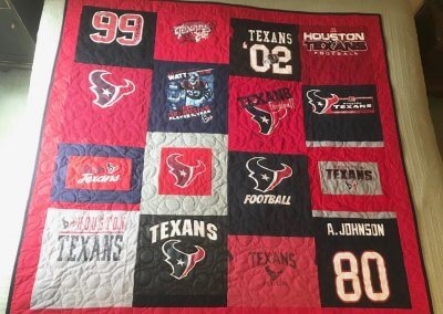 T-Shirt Quilt Images - Pictures of T-Shirt Quilts Gallery - T-Shirt Memory Quilts - Houston, TX